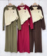 Pollo Collar Down Pullover And Trousers Sets
